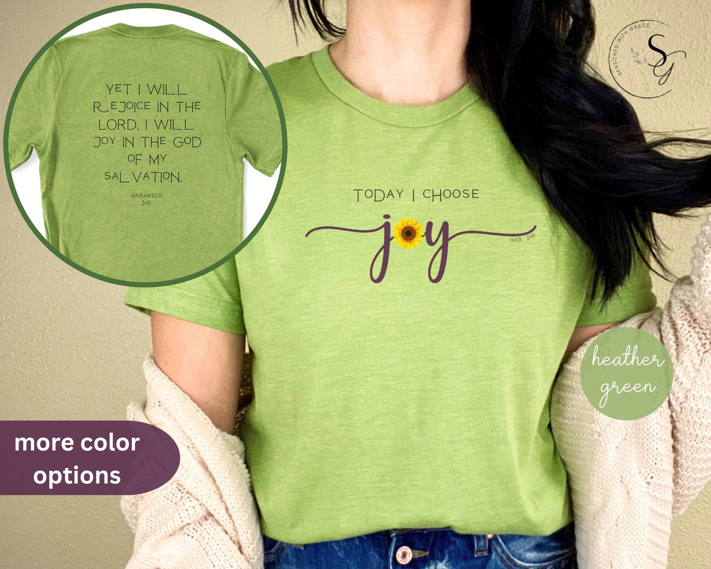 Today I choose joy | KJV | Unisex Jersey Tee