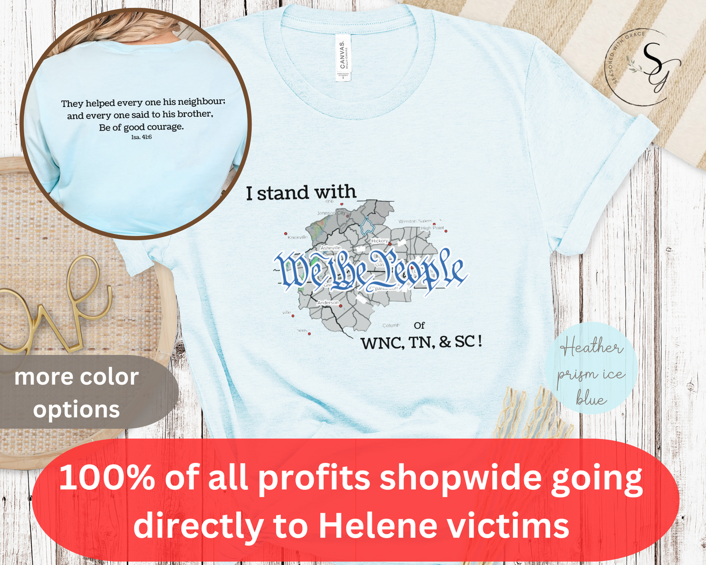 I support WNC | We the People | Helene victims