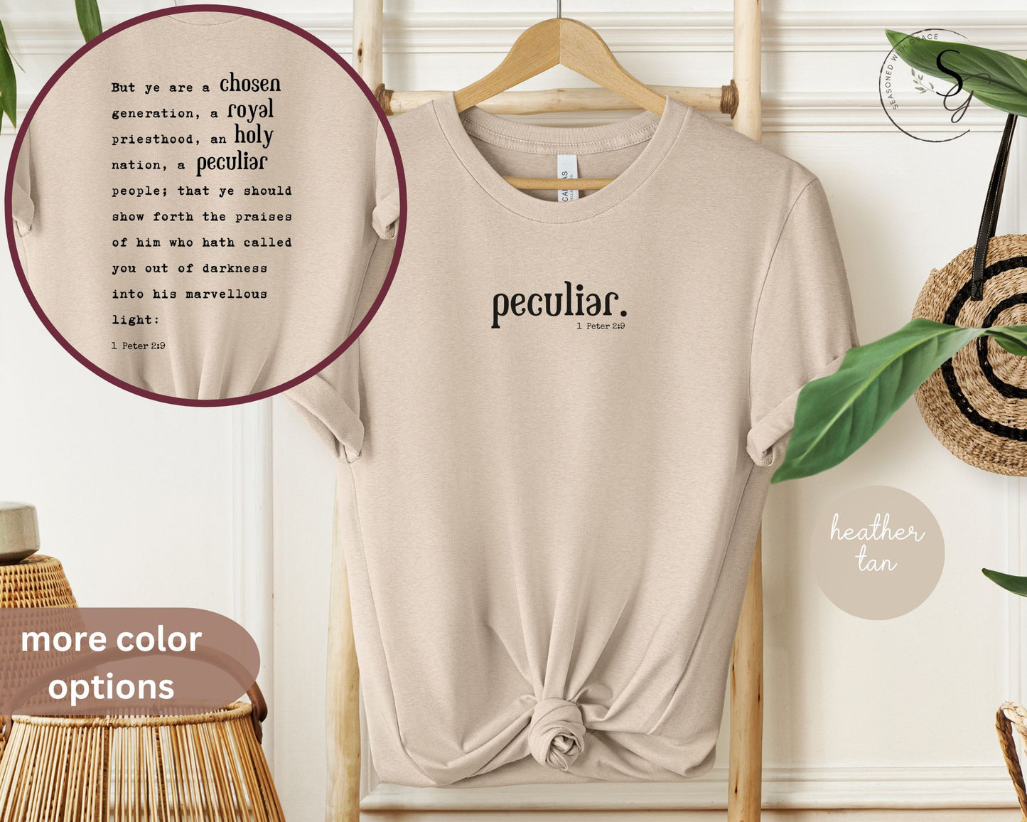 Peculiar | KJV scripture | faith tshirt