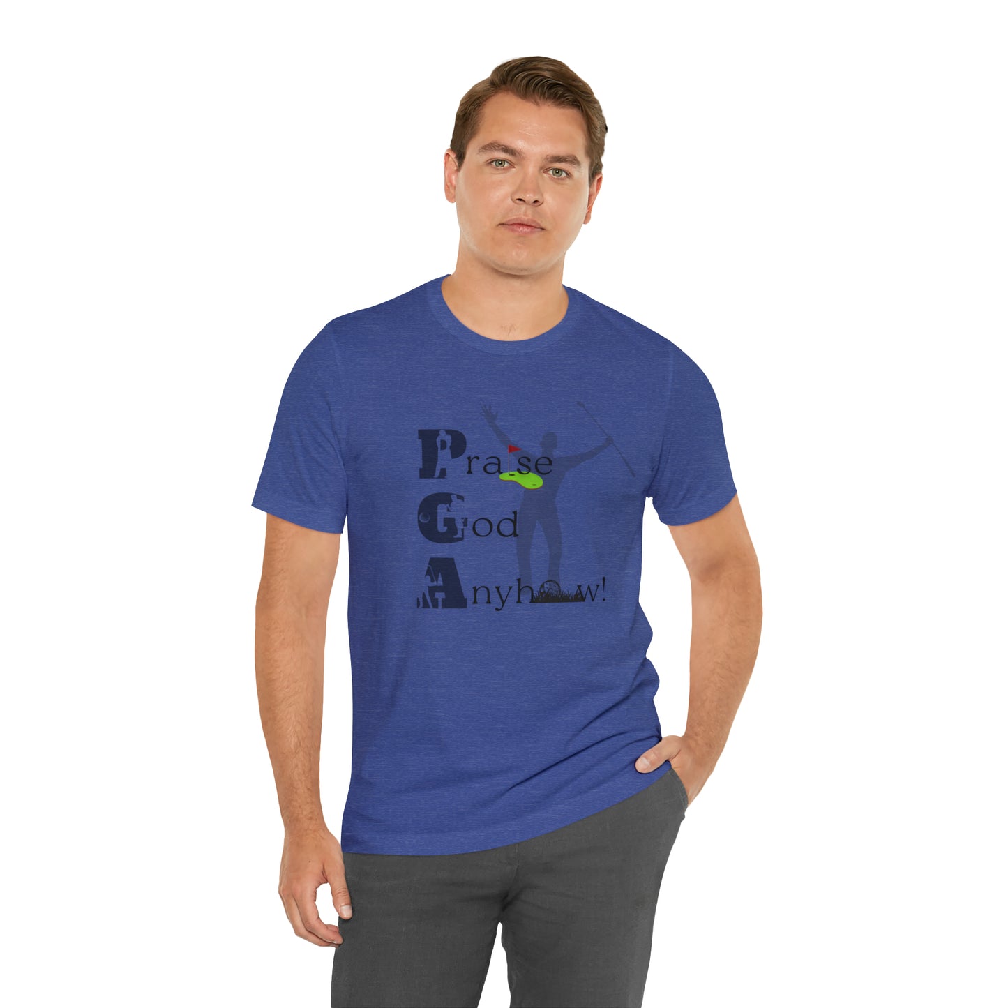 Praise God anyhow!  Christian golf shirt