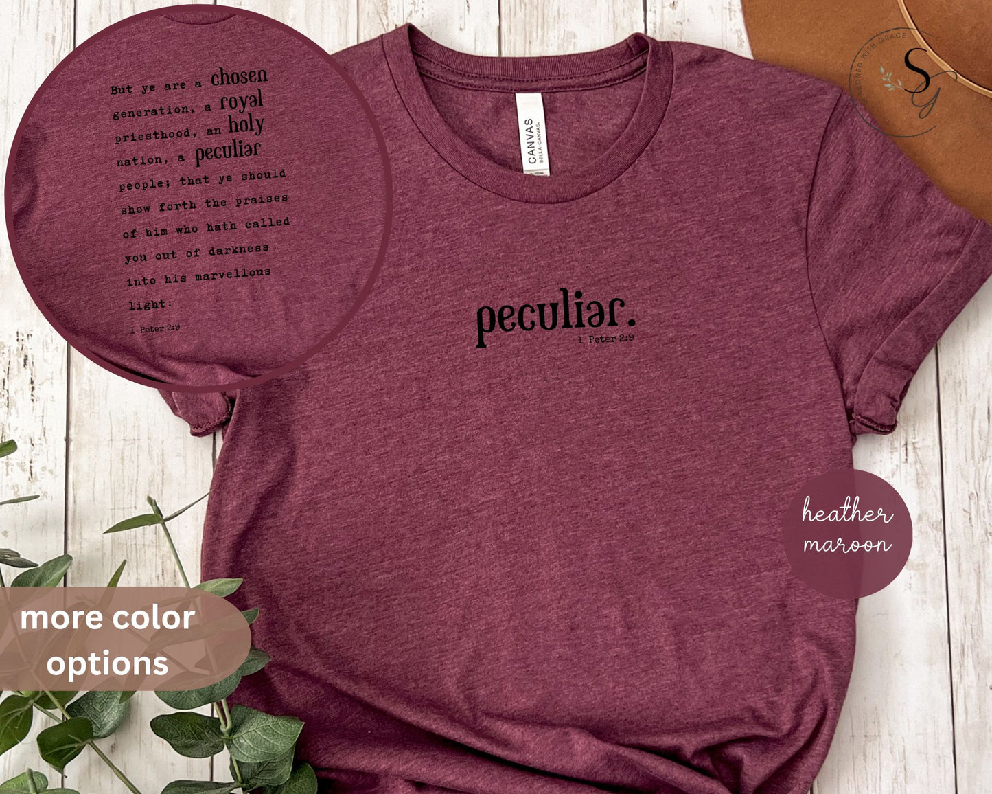 Peculiar | KJV scripture | faith tshirt