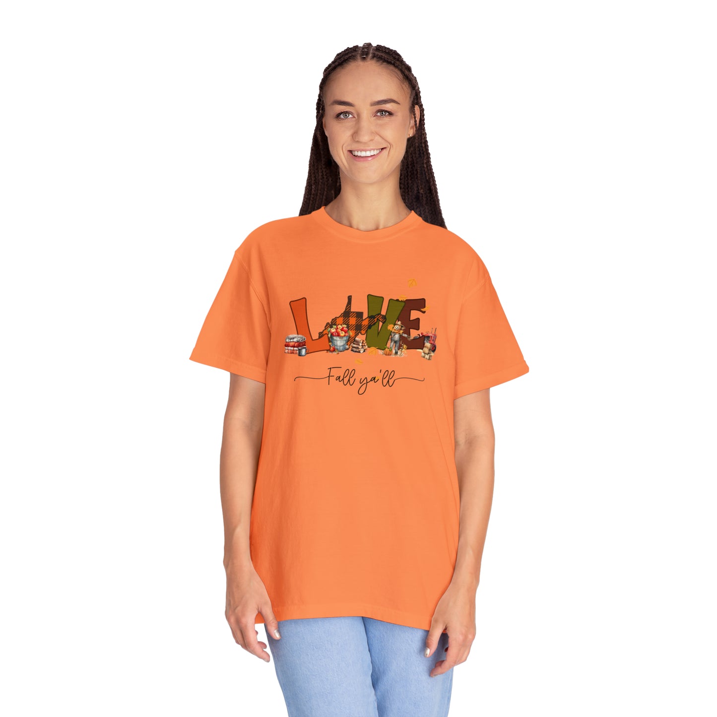 Love fall ya'll comfort colors t-shirt | WV Fall