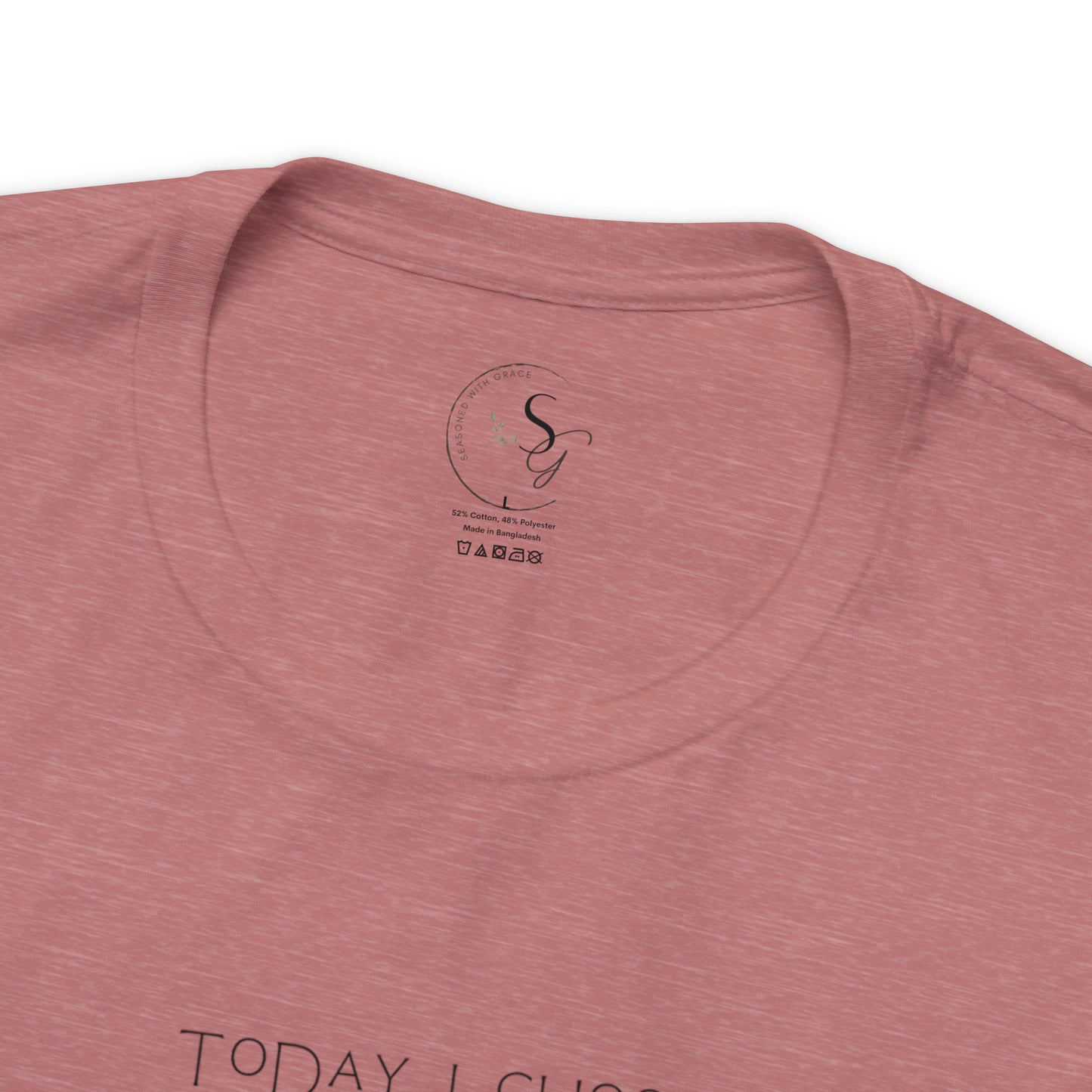 Today I choose joy | KJV | Unisex Jersey  Tee