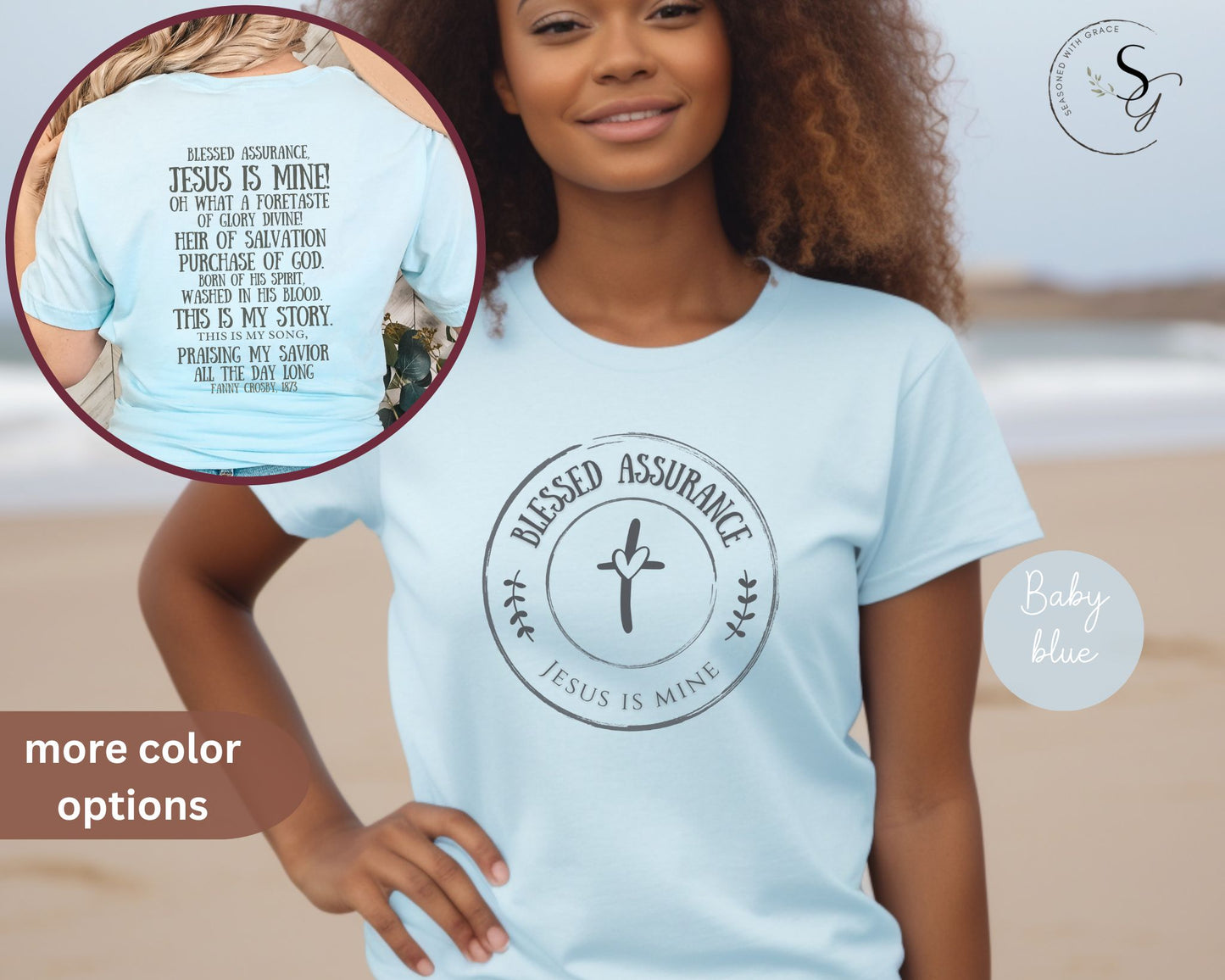 Blessed Assurance, Jesus is mine | KJV | faith tshirt