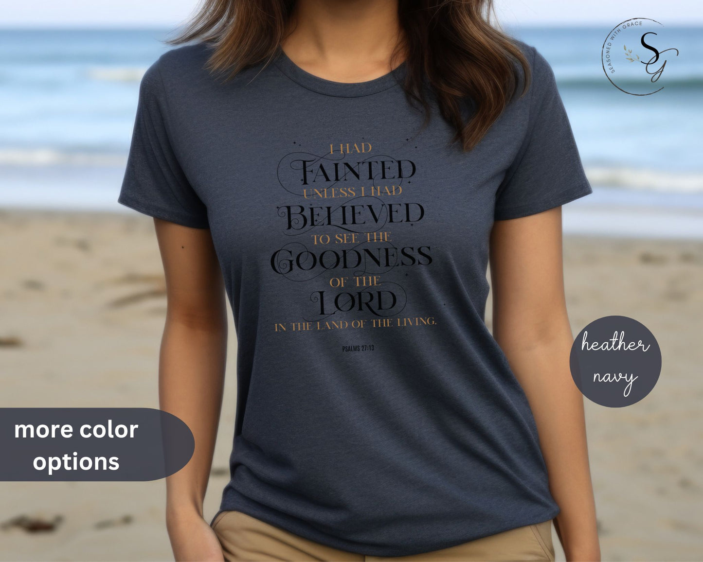 Goodness of the Lord KJV christian Short Sleeve Tee