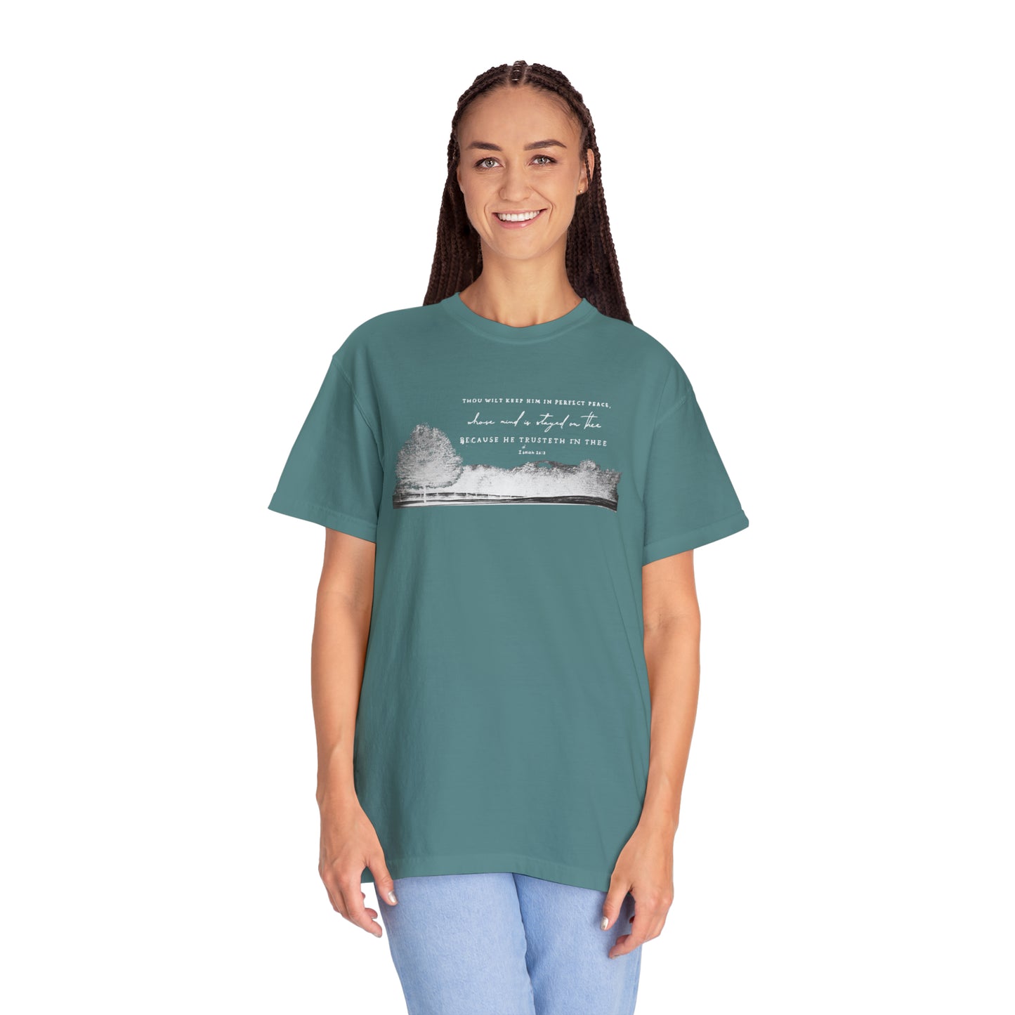 Comfort colors, perfect peace shirt | KJV verse