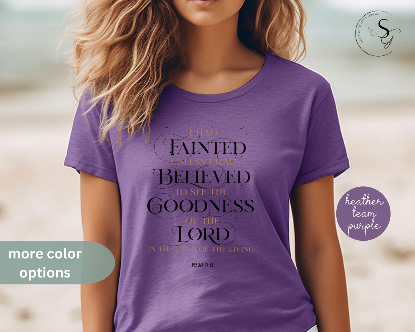 Goodness of the Lord KJV christian Short Sleeve Tee