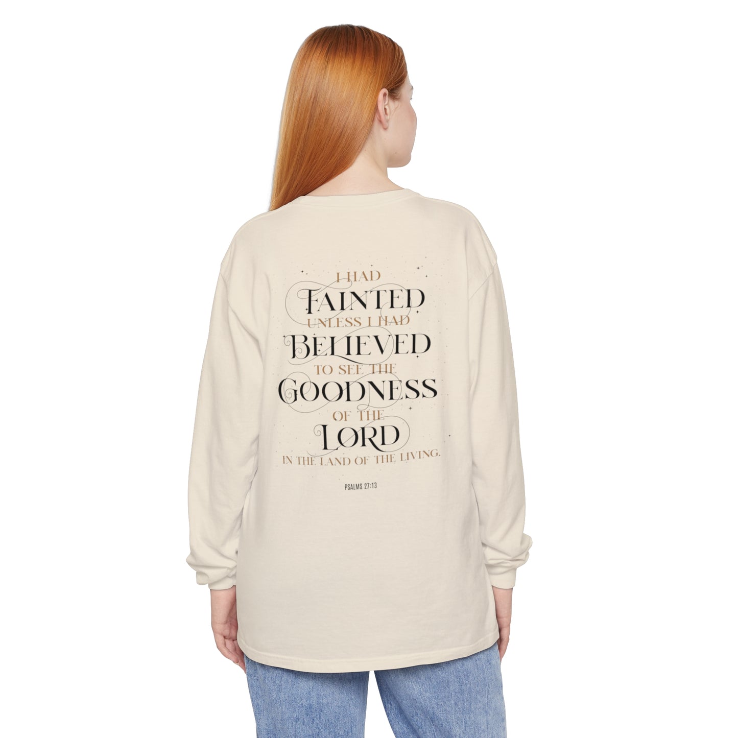 Goodness of the Lord KJV christian long sleeve Tee