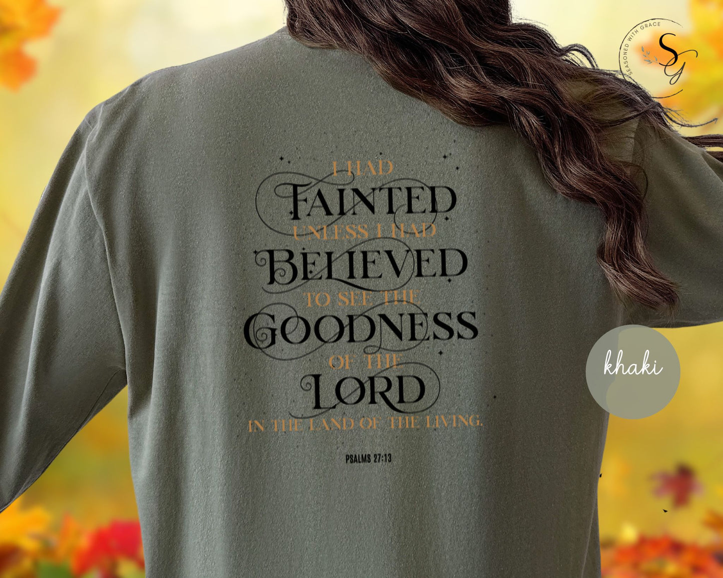 Goodness of the Lord KJV christian long sleeve Tee