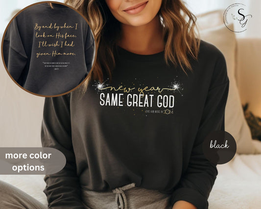 Comfort colors | New Year, same great God! | Long Sleeve T-Shirt
