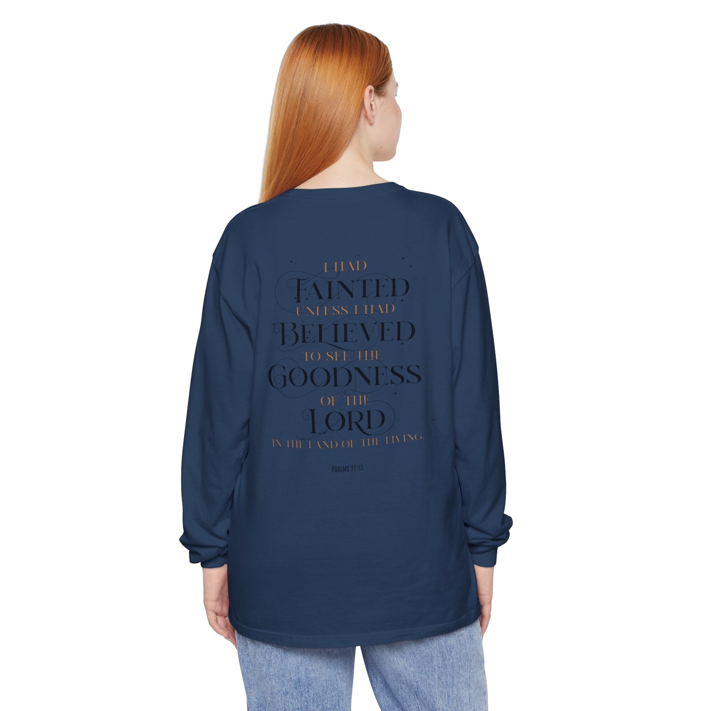 Goodness of the Lord KJV christian long sleeve Tee