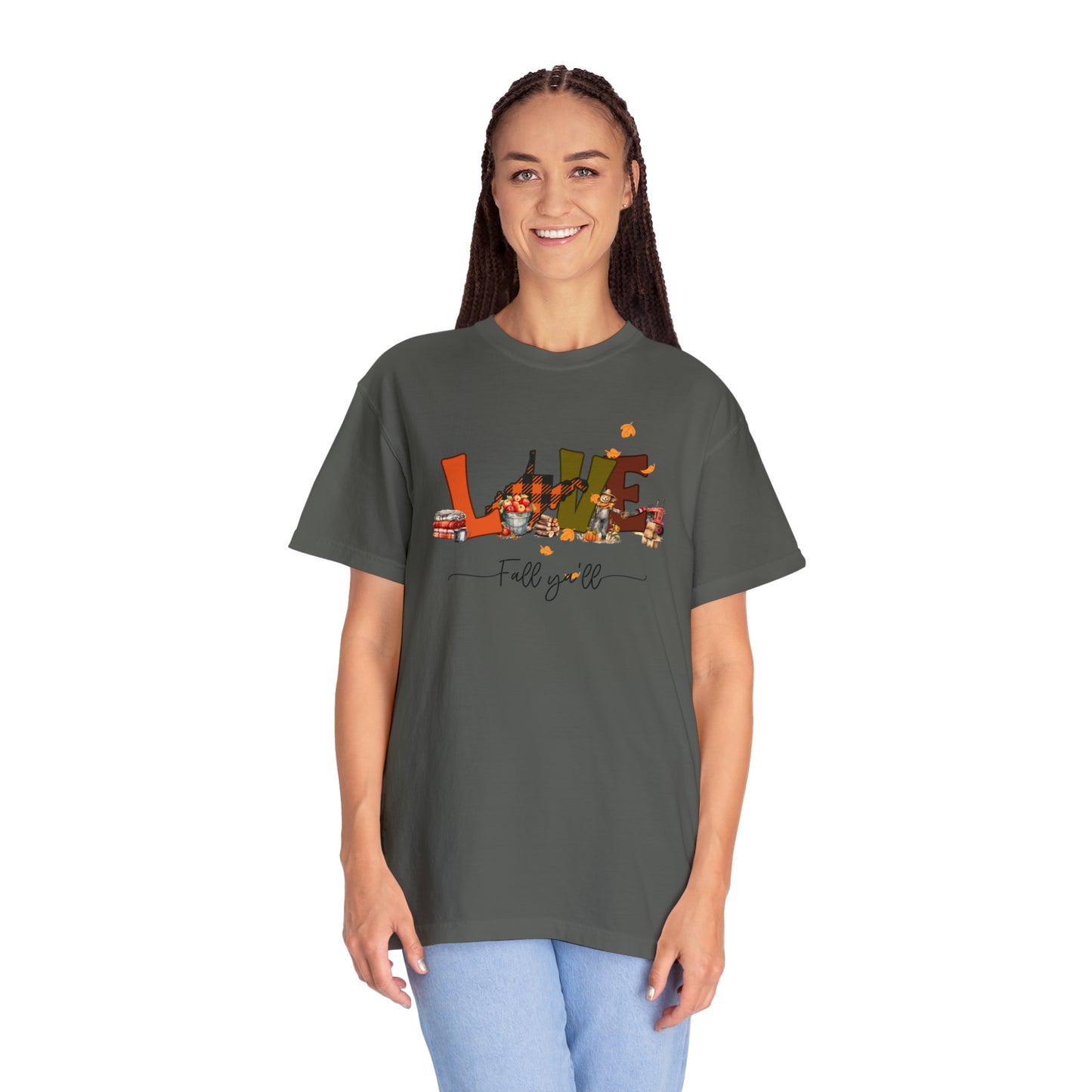 Love fall ya'll comfort colors t-shirt | WV Fall