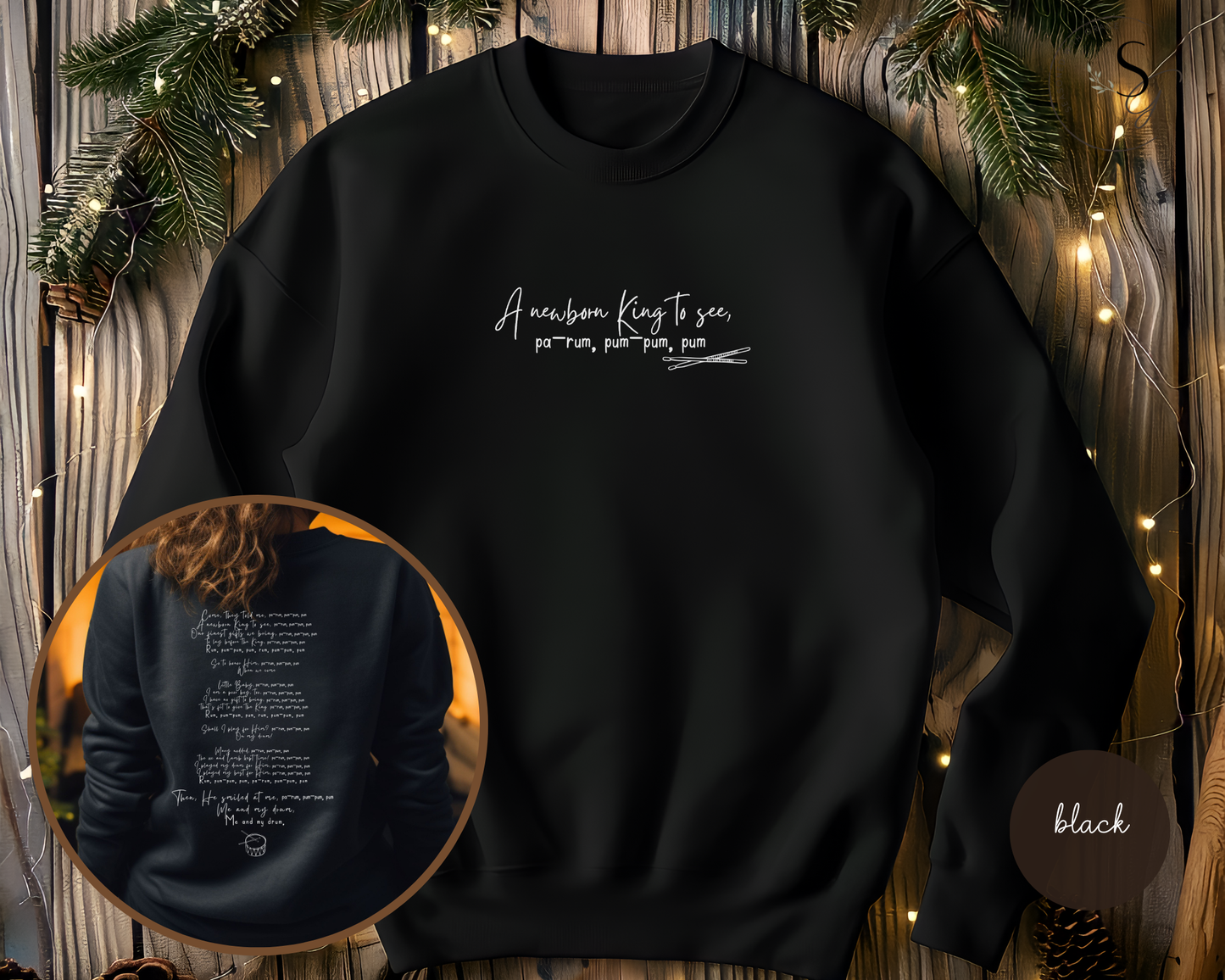 Little drummer boy | Christmas carol | sweatshirt