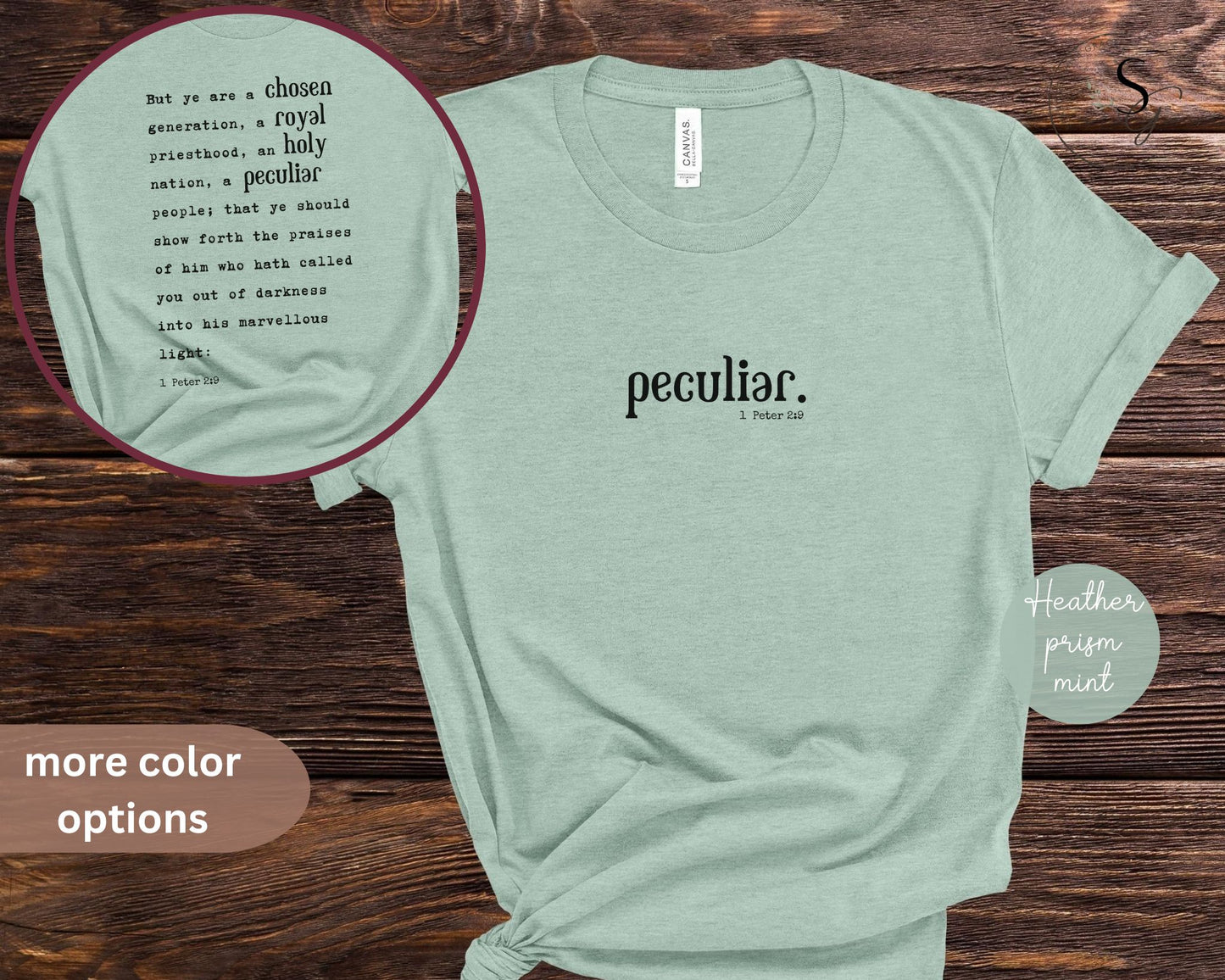 Peculiar | KJV scripture | faith tshirt