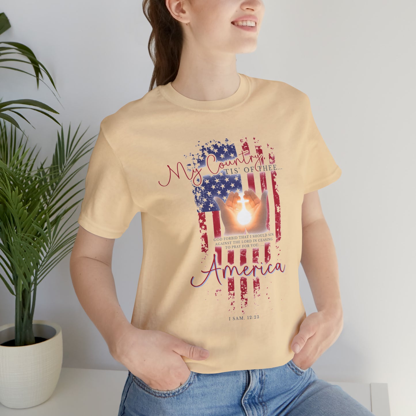 My country tis of Thee t-shirt, pray for America