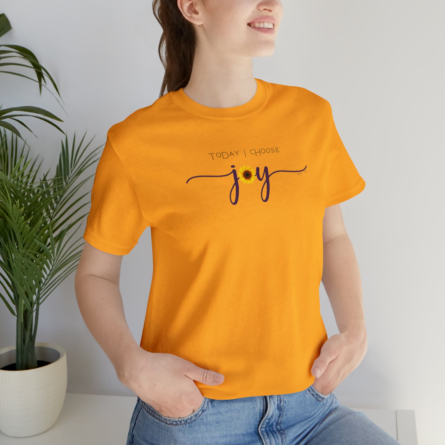 Today I choose joy | KJV | Unisex Jersey  Tee