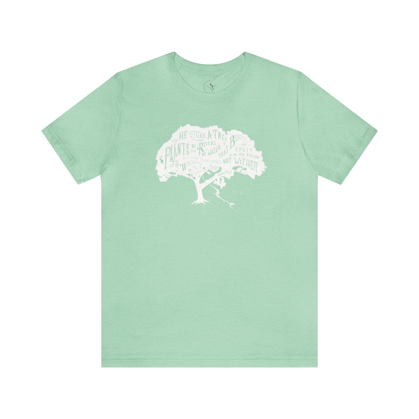 He shall be like a tree | KJV | Unisex Jersey  Tee