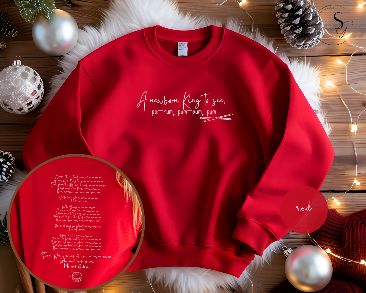 Little drummer boy | Christmas carol | sweatshirt