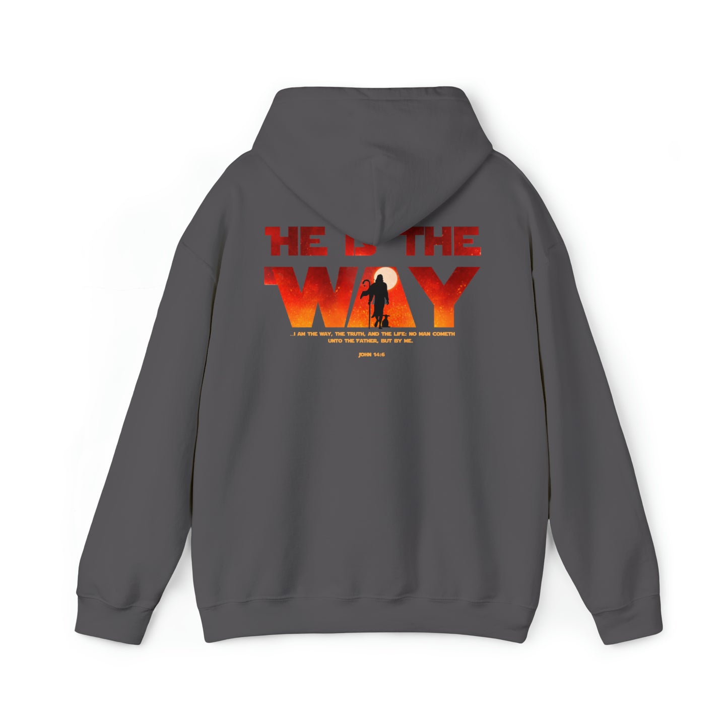 HE is the way | Star Wars vibe | KJV faith | premium Hooded Sweatshirt