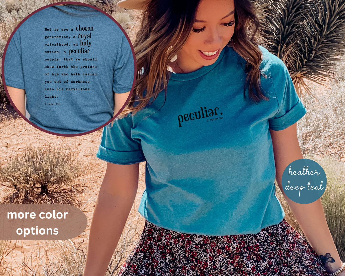 Peculiar | KJV scripture | faith tshirt