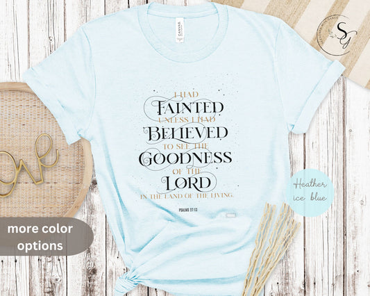 Goodness of the Lord KJV christian Short Sleeve Tee