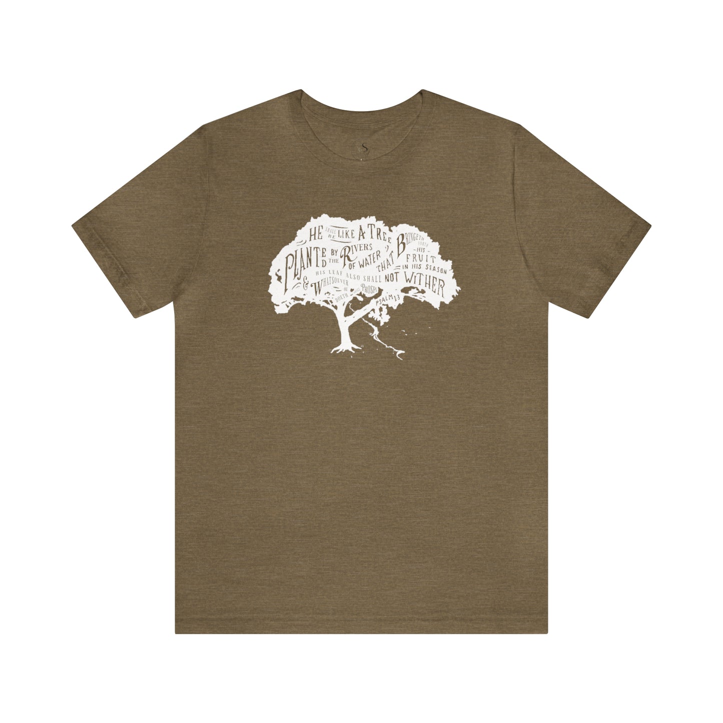 He shall be like a tree | KJV | Unisex Jersey  Tee