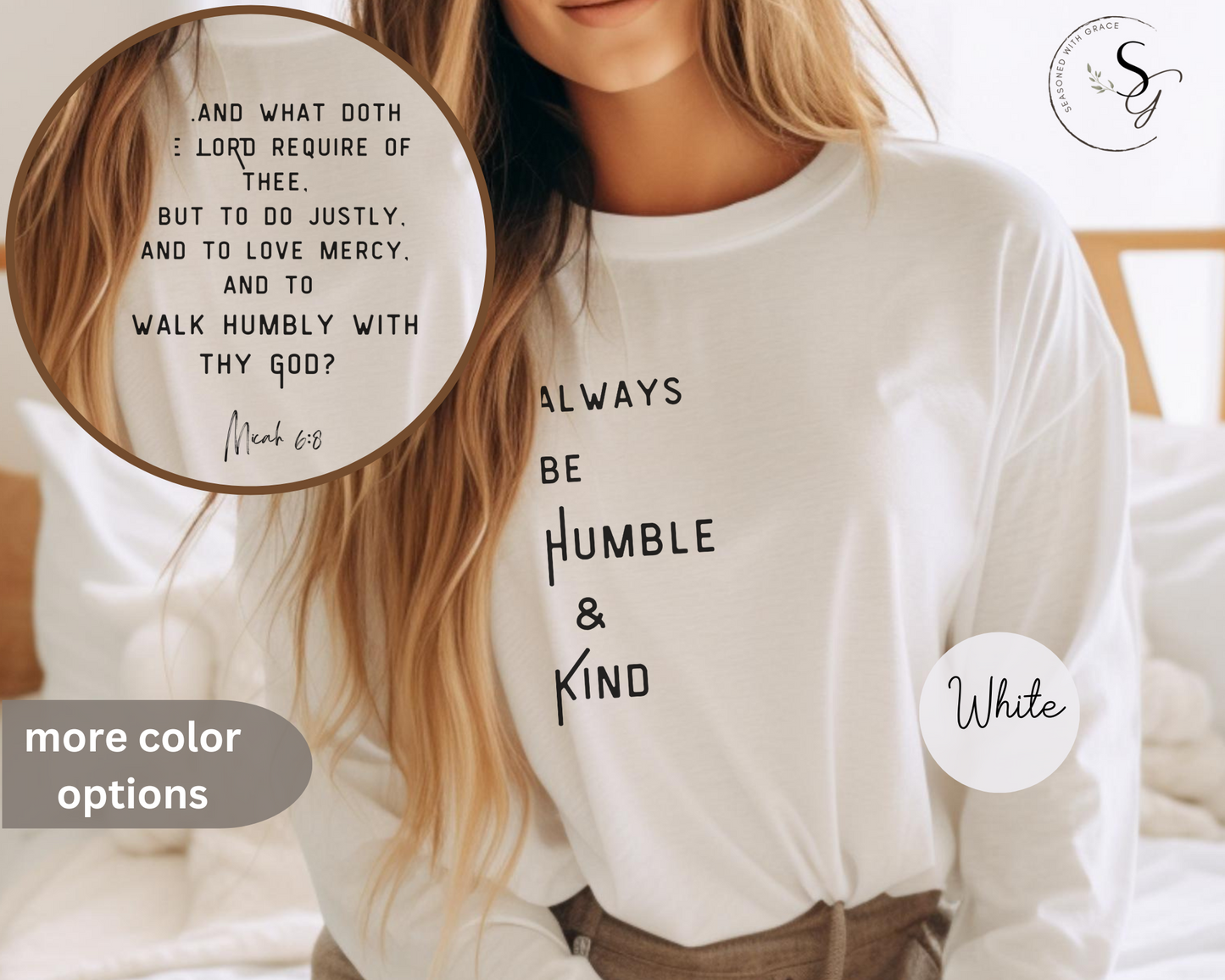 Copy of Comfort colors | Humble & Kind | long sleeve tshirt