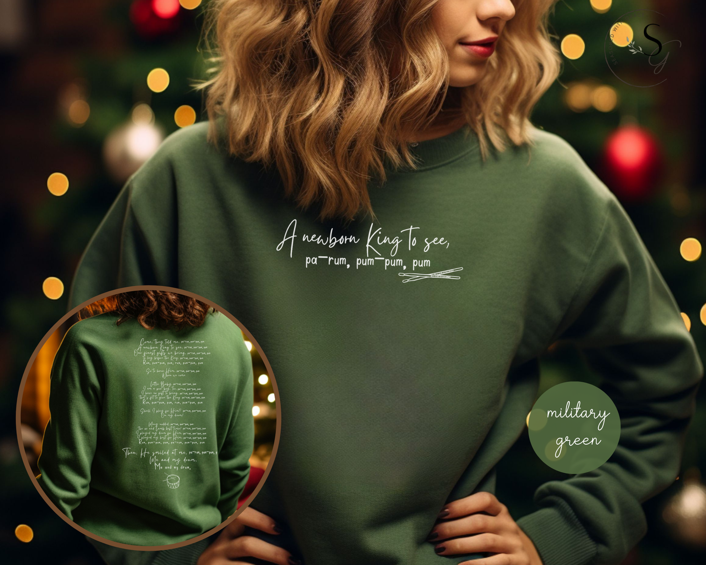 Little drummer boy | Christmas carol | sweatshirt