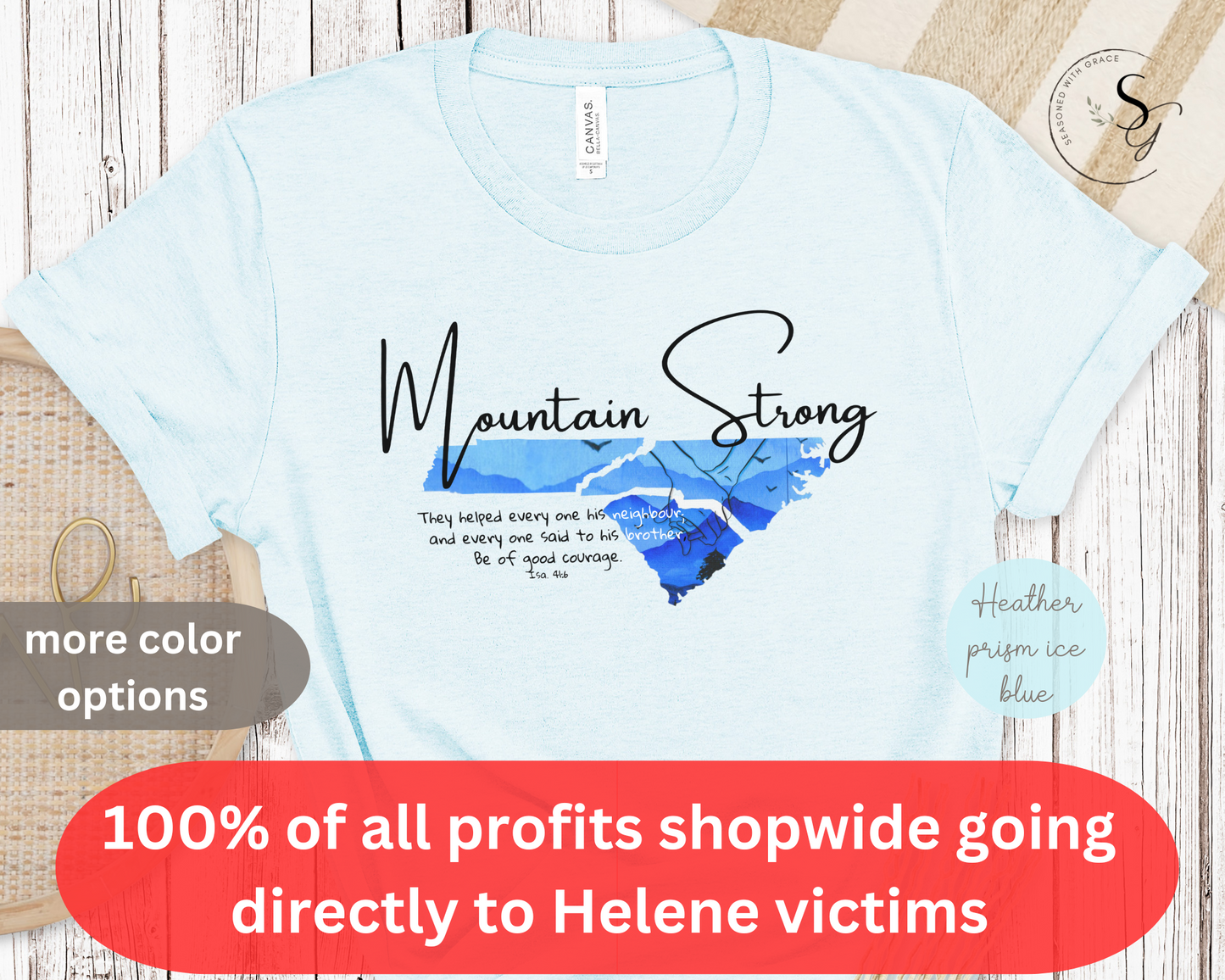 I support WNC | Mountain Strong  | Helene victims