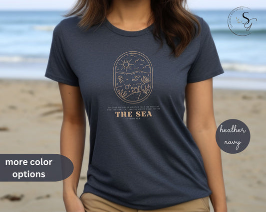 The Sea - Christian Faith t-shirt