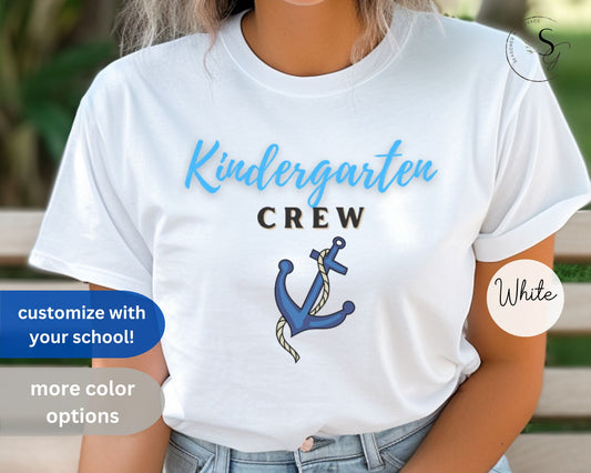 Christian school | Kindergarten teacher | Anchor theme | Unisex Jersey Short Sleeve Tee