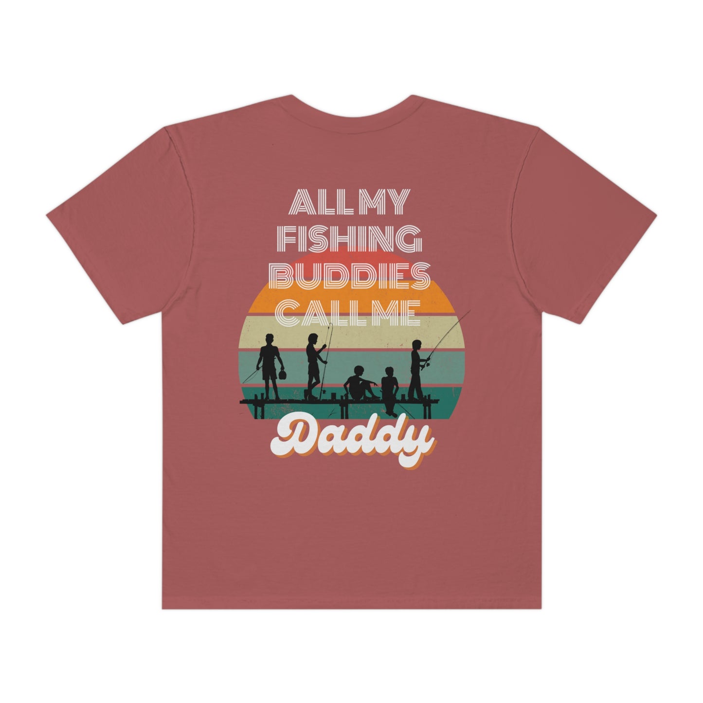 comfort colors, Dad- Father's Day fishing buddy